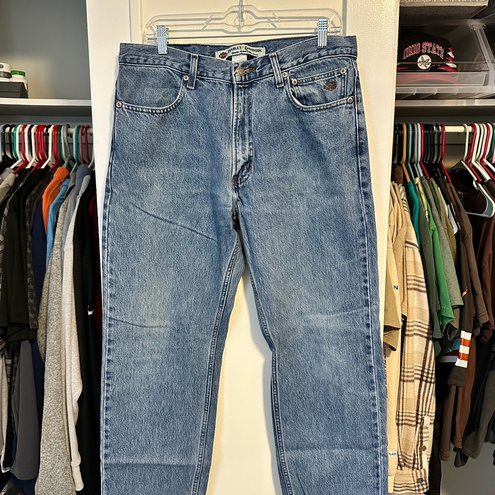 Harley-Davidson Biker Denim Jeans 34x30